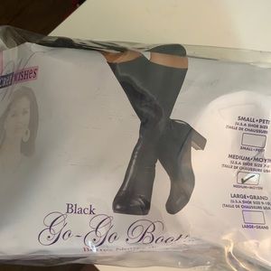 Black GoGo Costume Boots